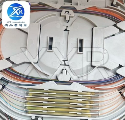 Mancha de contracción térmica de fibra óptica amarilla, protector de empalme de contracción térmica de 2,5 mm