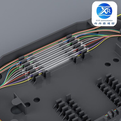 1.2mm Rod de acero Fibra óptica de empalme de manga para 128 núcleos de fibra de empalme de cierre