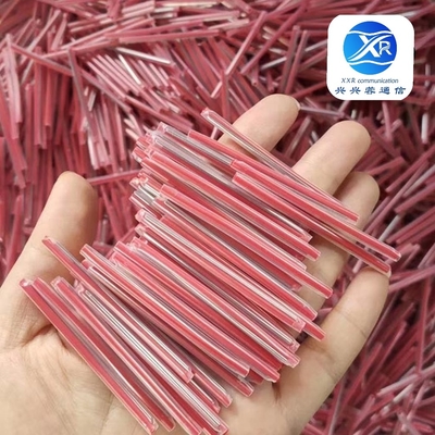 Mancha de empalme de fibra óptica roja, manchas de fibra térmica de 2,5 mm.