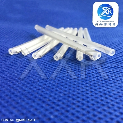 Sleeve de empalme de fusión de fibra óptica PE EVA transparente 3.0x40mm 100PCS