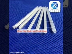45 mm de fibra óptica con manguera de contracción térmica